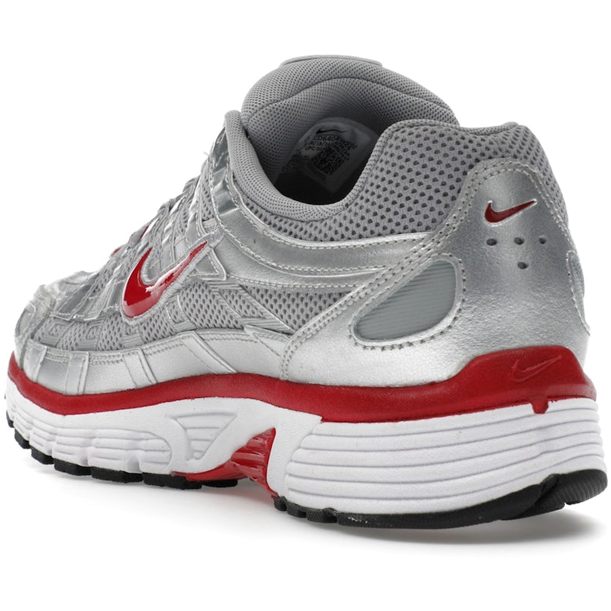 Miniatyrbild av Nike P-6000 Metallic Silver Gym Red 4