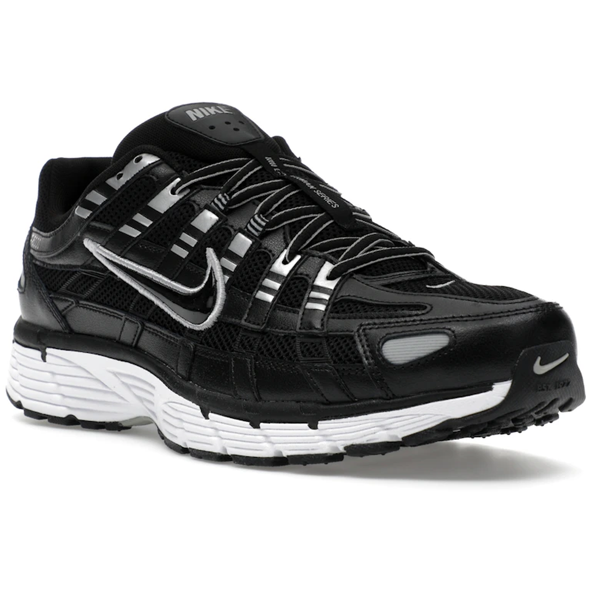 Miniatyrbild av Nike P-6000 Black White Metallic Silver 2