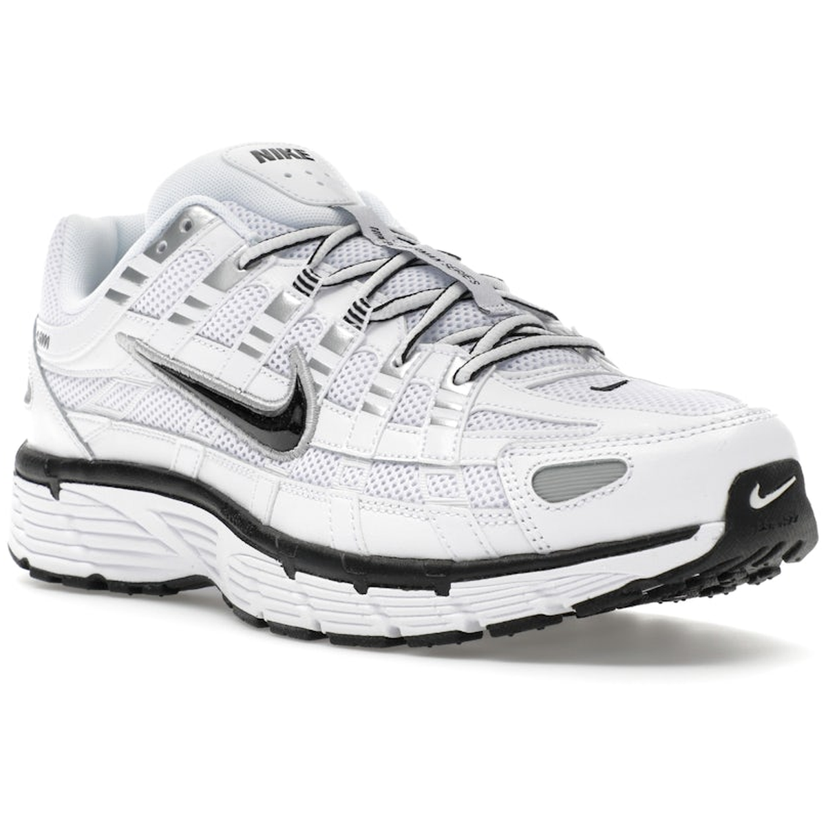 Miniatyrbild av Nike P-6000 White Metallic Silver Black 2