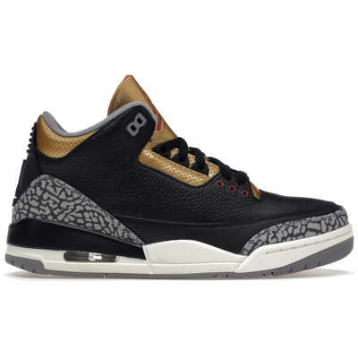 Air Jordan 3 Retro Black Cement Gold