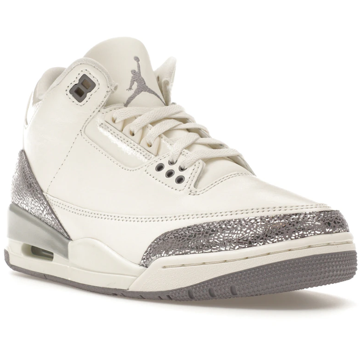 Miniatyrbild av Air Jordan 3 Retro Sail Cement Grey 2