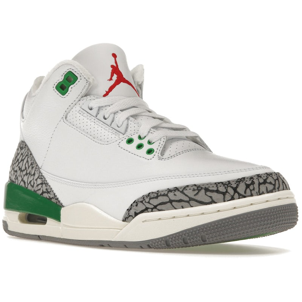 Miniatyrbild av Air Jordan 3 Retro Lucky Green  2