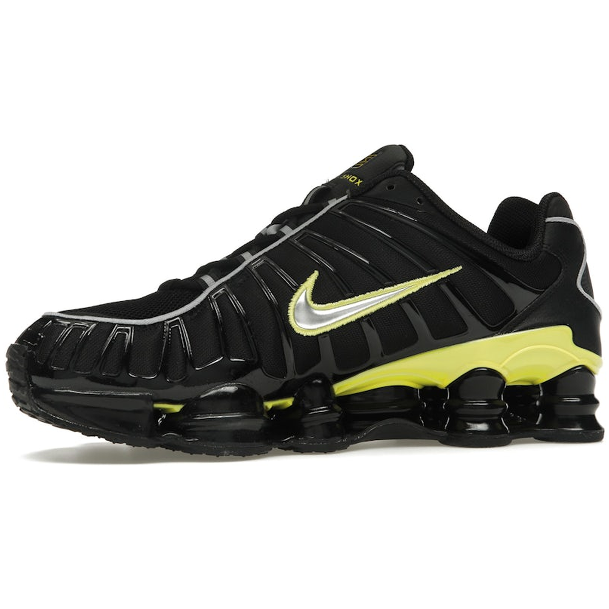 Miniatyrbild av Nike Shox TL Black Dynamic Yellow Metallic Silver 3