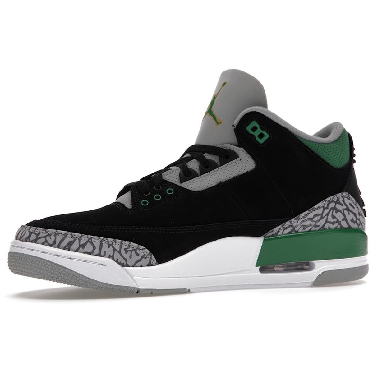 Miniatyrbild av Air Jordan 3 Retro Pine Green 3