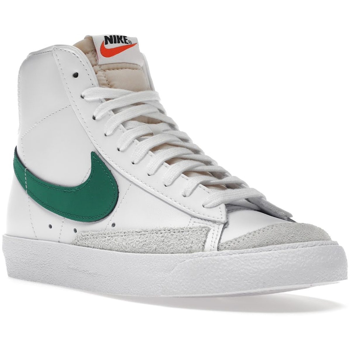 Miniatyrbild av Nike Blazer Mid 77 Vintage White Malachite Green 2