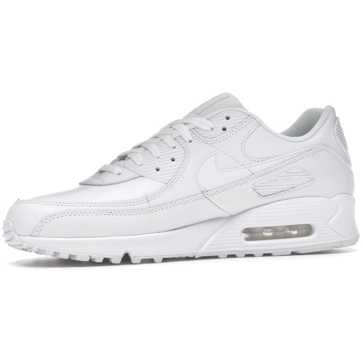 Miniatyrbild av Nike Air Max 90 Leather Triple White 3
