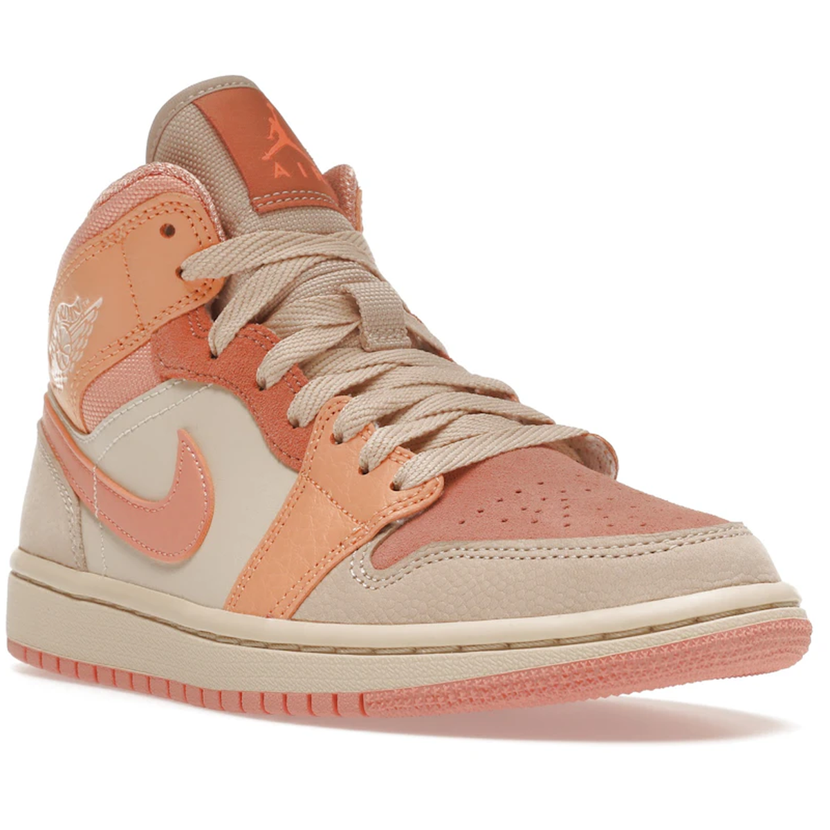 Miniatyrbild av Air Jordan 1 Mid Apricot Orange 2