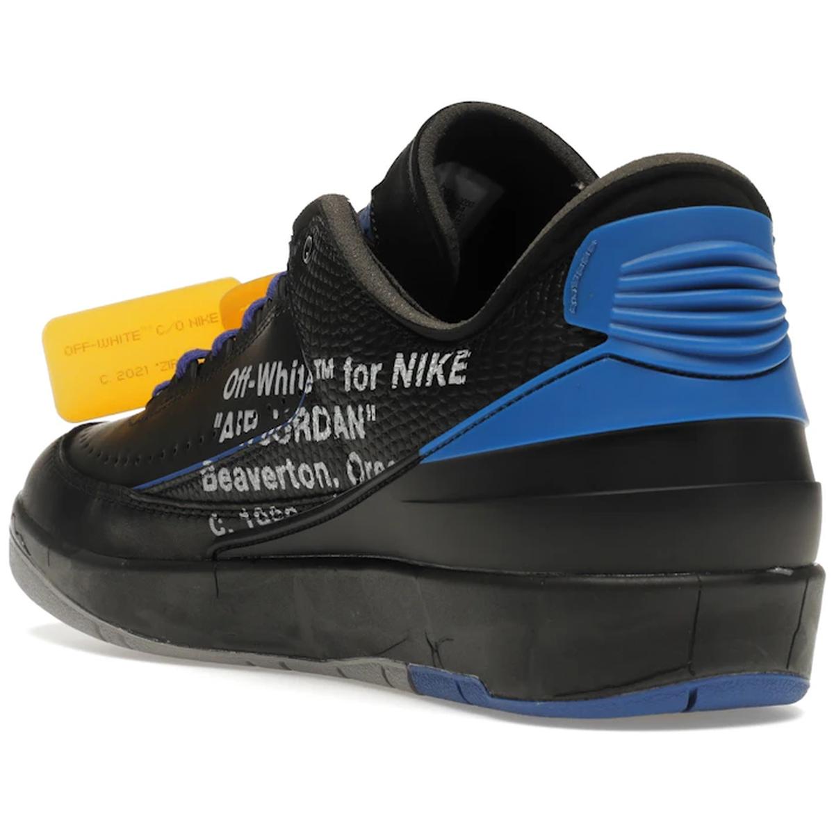 Miniatyrbild av Jordan 2 Retro Low SP Off-White Black Blue 4