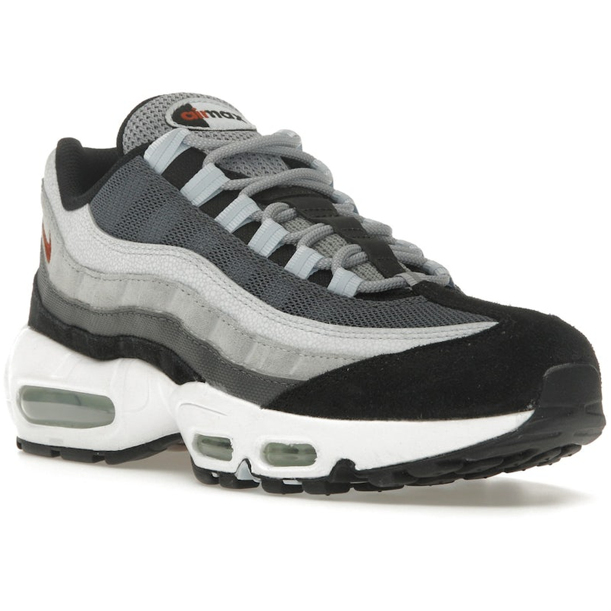 Miniatyrbild av Nike Air Max 95 Wolf Grey Rugged Orange 2