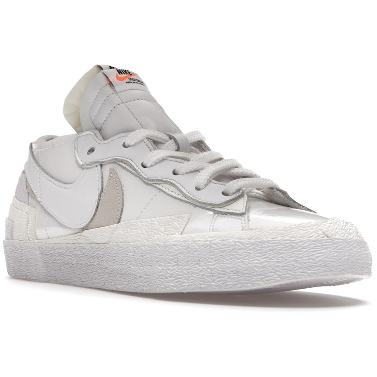 Miniatyrbild av Nike Blazer Low sacai White Patent Leather 2