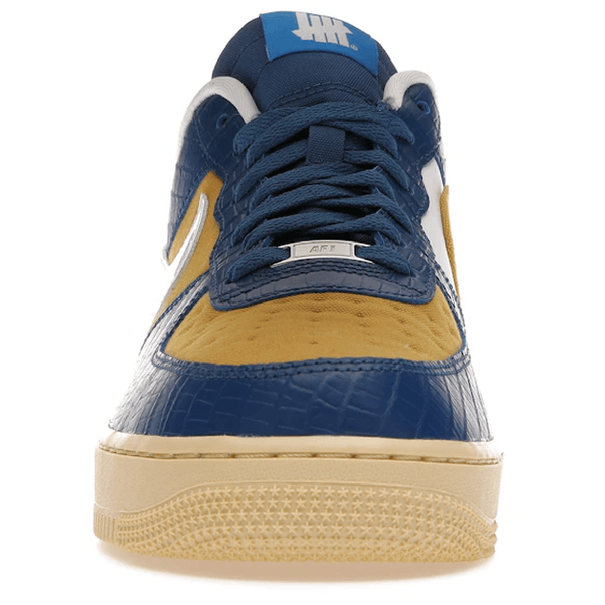 Nike Air Force 1 Low SP Undefeated 5 On It Blue Yellow Croc