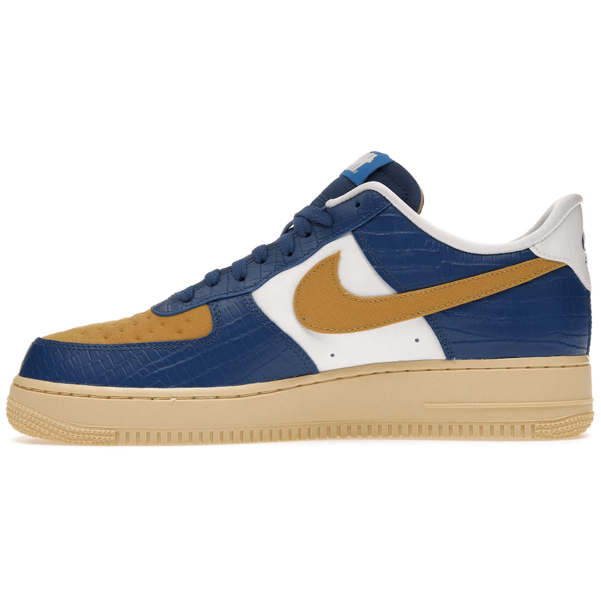 Miniatyrbild av Nike Air Force 1 Low SP Undefeated 5 On It Blue Yellow Croc 2