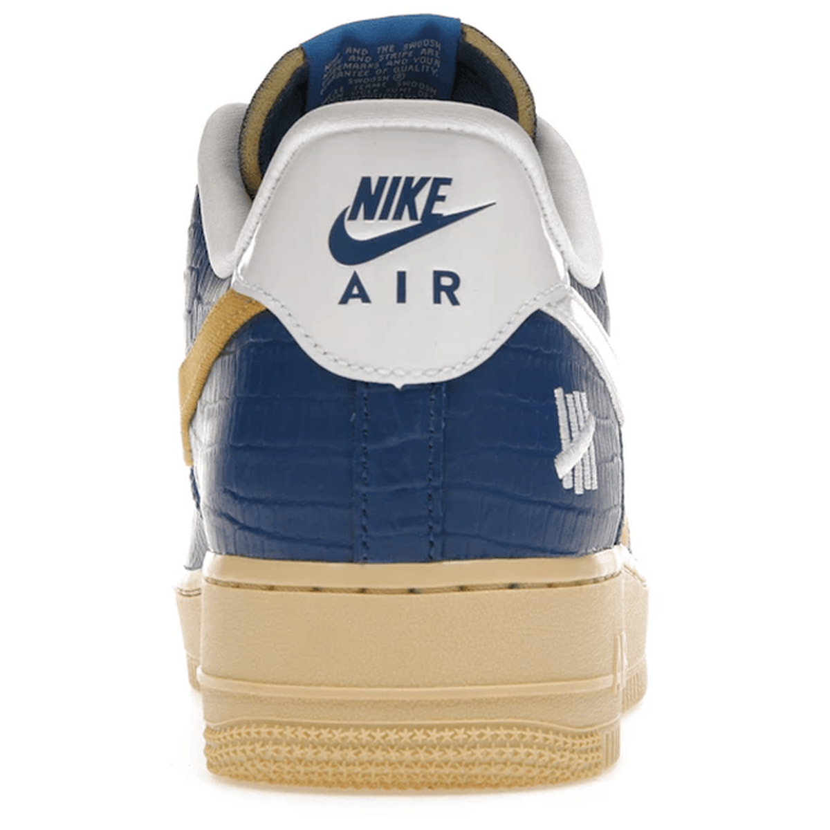 Miniatyrbild av Nike Air Force 1 Low SP Undefeated 5 On It Blue Yellow Croc 3