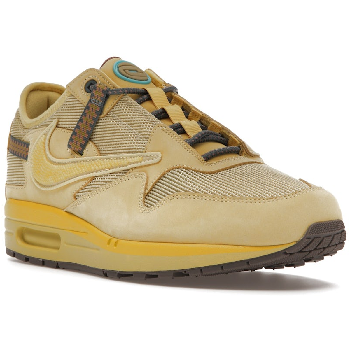 Miniatyrbild av Nike Air Max 1 Travis Scott Cactus Jack Saturn Gold 2