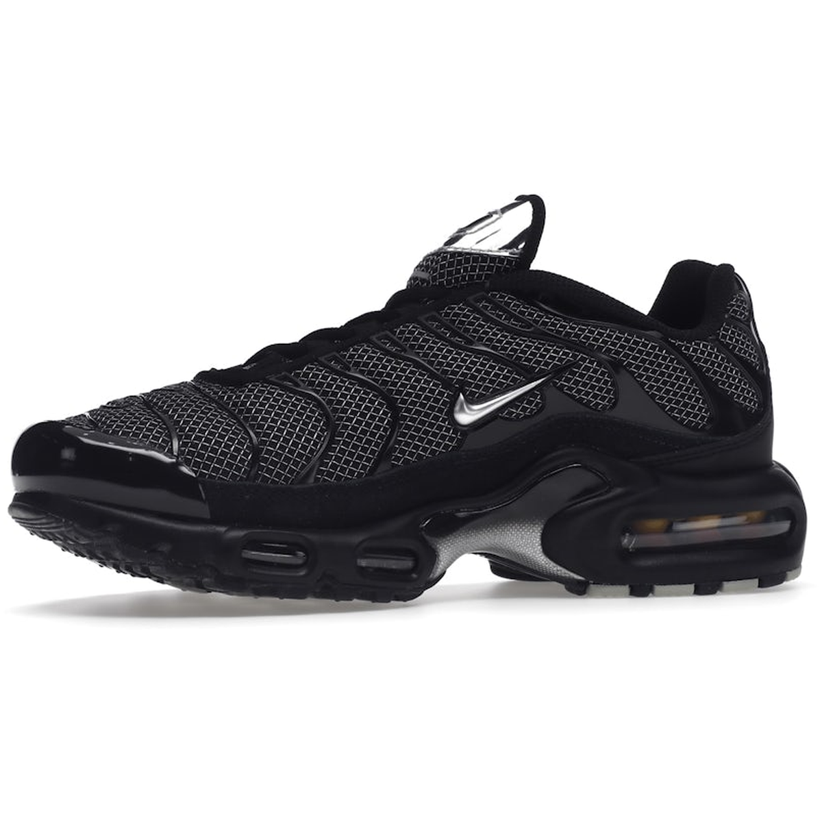 Miniatyrbild av Nike Air Max Plus Black Suede Silver 3