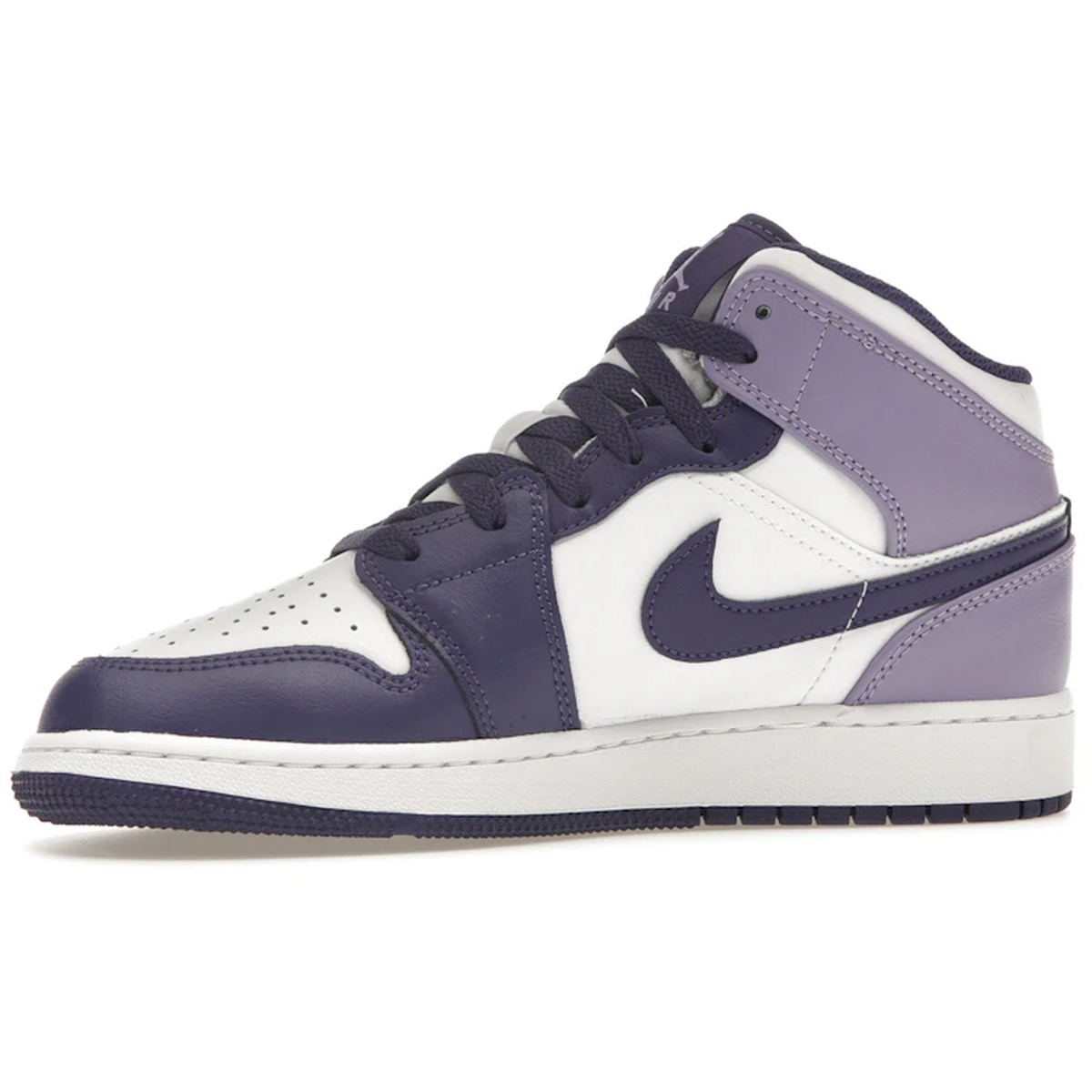 Miniatyrbild av Air Jordan 1 Mid White Sky J Purple  3