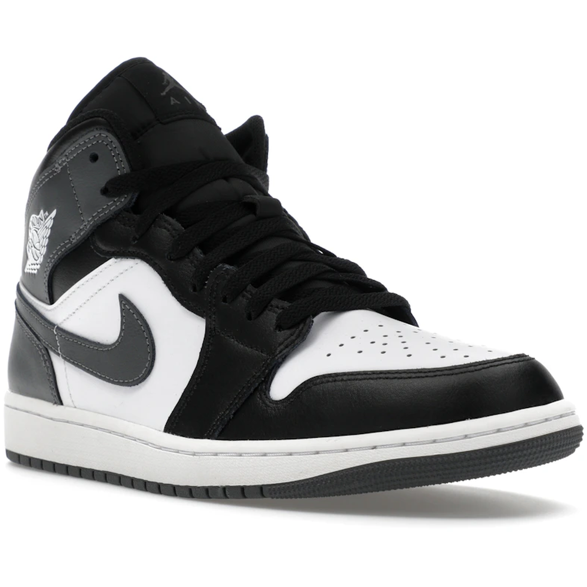 Miniatyrbild av Air Jordan 1 Mid Black White Iron Grey 2