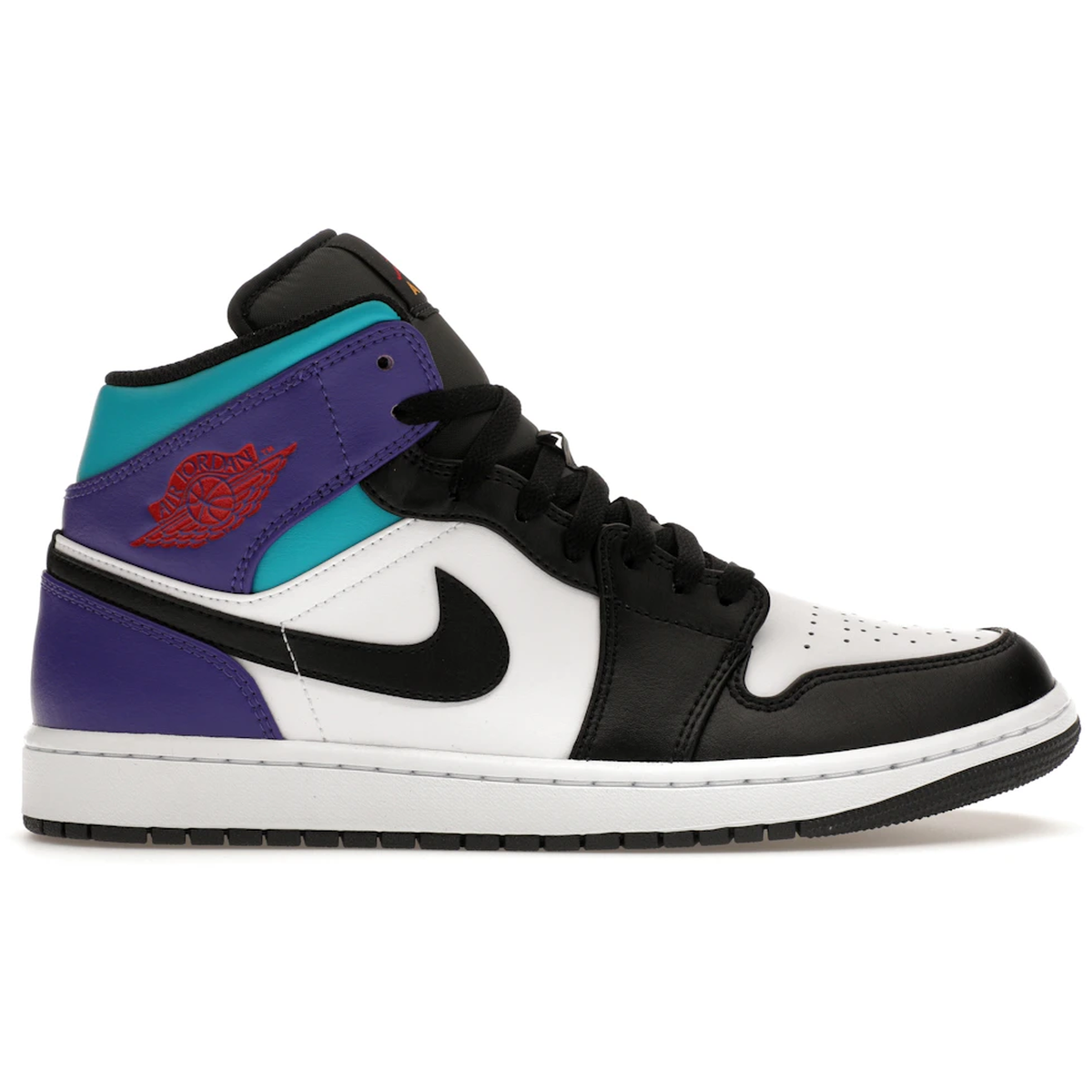 Air Jordan 1 Mid Court Purple Tropical Twist