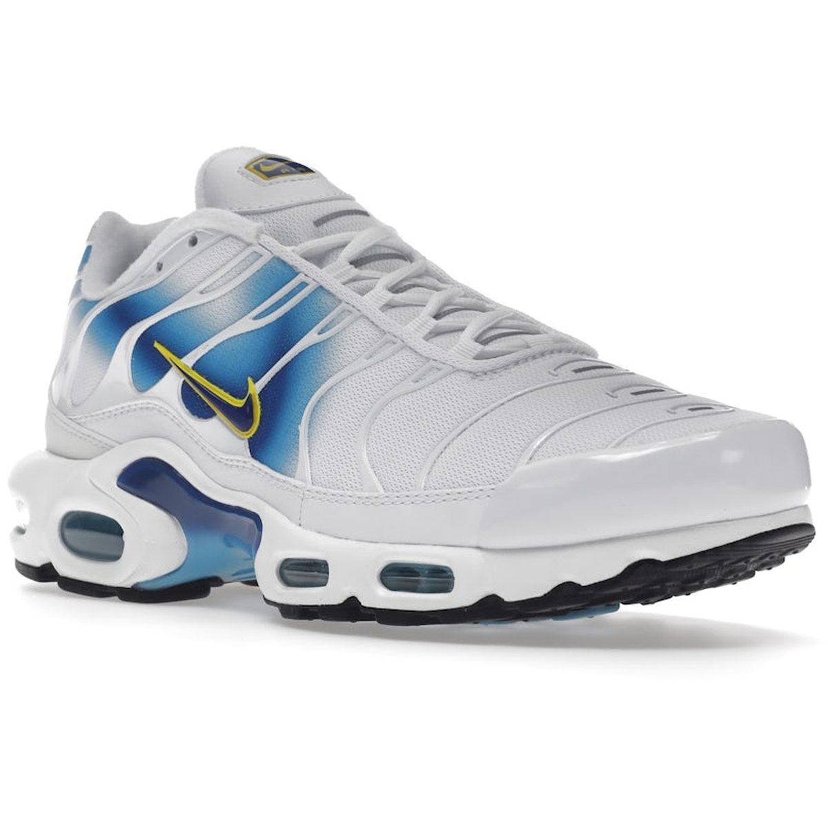 Miniatyrbild av Nike Air Max Plus Spray Paint Swoosh White Blue 2