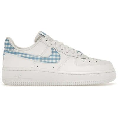 Nike Air Force 1 Low 07 University Blue Gingham