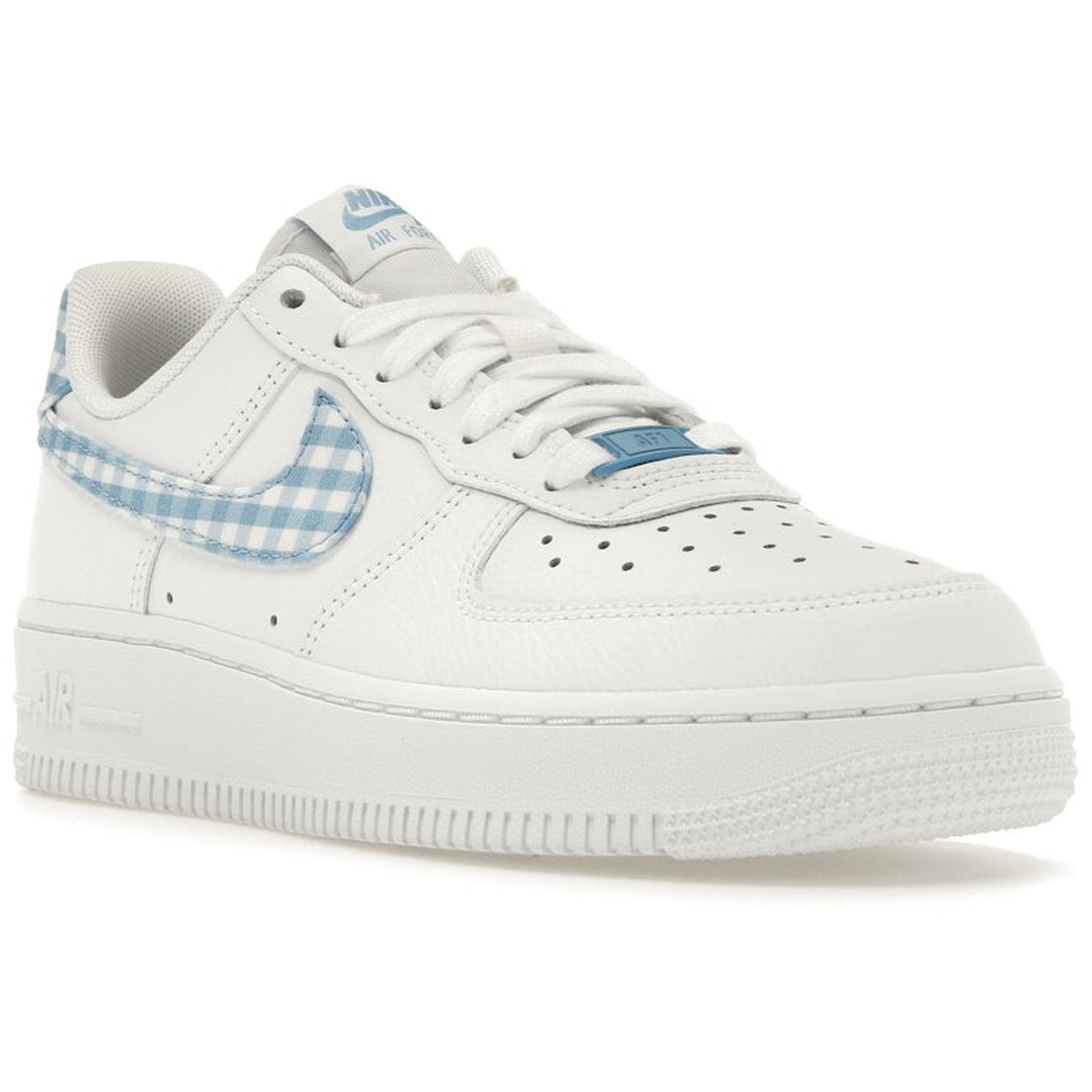 Miniatyrbild av Nike Air Force 1 Low 07 University Blue Gingham 2