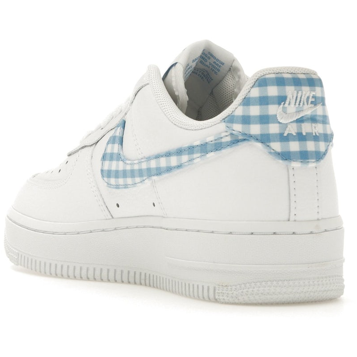 Miniatyrbild av Nike Air Force 1 Low 07 University Blue Gingham 4