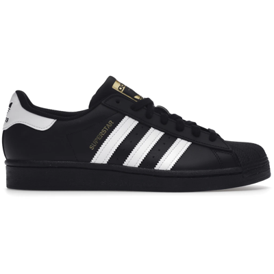 Adidas Superstar Core Black Cloud White Gold