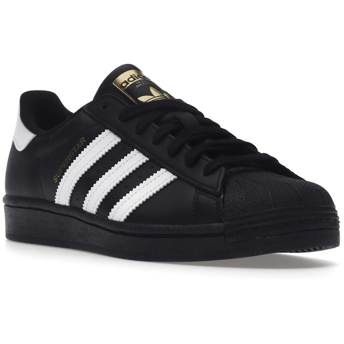 Miniatyrbild av Adidas Superstar Core Black Cloud White Gold 2