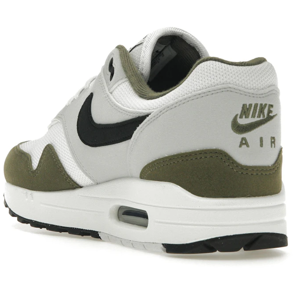 Miniatyrbild av Nike Air Max 1 White Black Medium Olive 4
