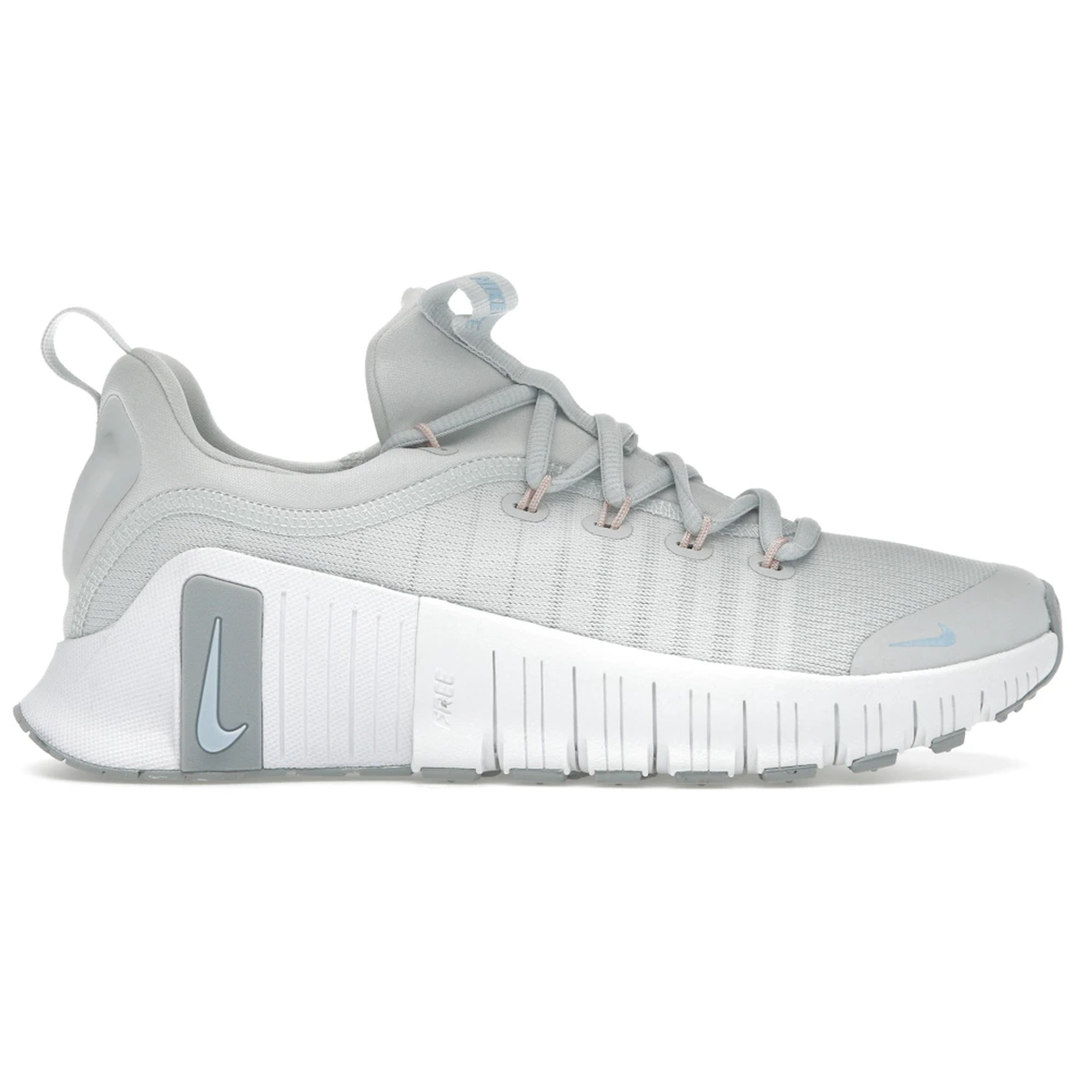 Nike Free Metcon 6 Photon Dust Light Smoke Grey Summit White Metallic Silverr