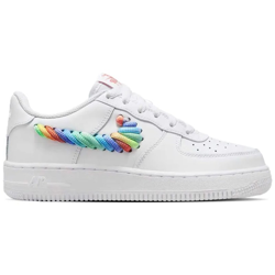 Nike Air Force 1 Low White Rainbow Lace Swoosh