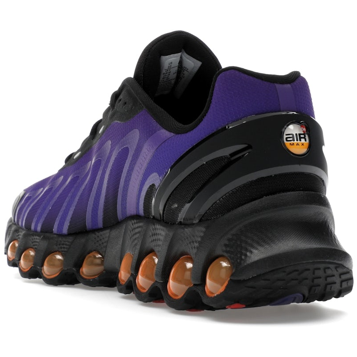 Miniatyrbild av Nike Air Max Dn8 Black Total Orange Fierce Purple 4