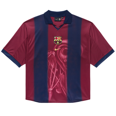 Travis Scott x Nike x FC Barcelona Retro 2000/01 Home Skeleton Jersey Multicolor