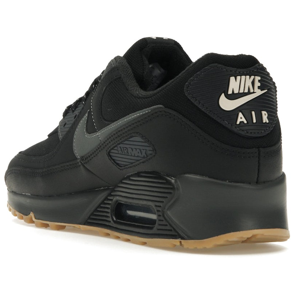 Miniatyrbild av Nike Air Max 90 Black Smoke Grey Gum Reflective 4