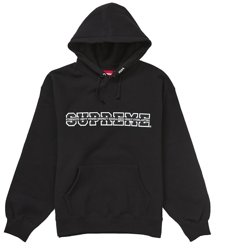 Supreme Collegiate Acronym Hooded Sweatshirt Black