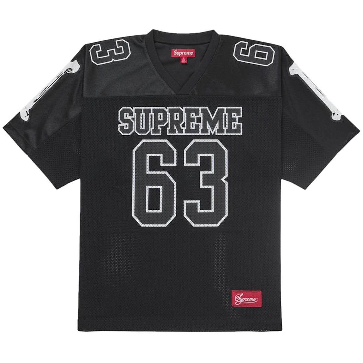 Supreme Bones Football Jersey Black