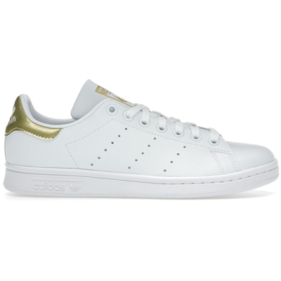 Adidas Stan Smith White Gold Metallic
