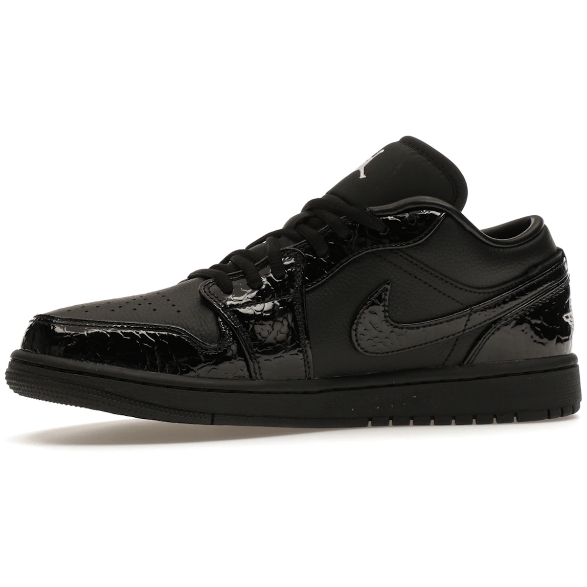 Miniatyrbild av Air Jordan 1 Low SE Patent Elephant Black 3