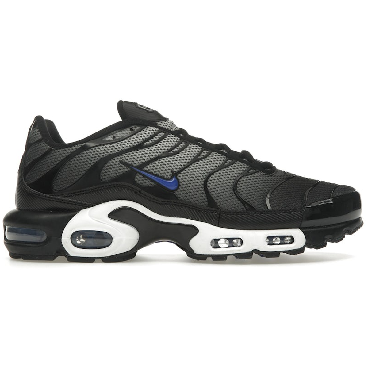 Nike Air Max Plus White Black Racer Blue