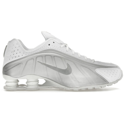 Nike Shox R4 White Bright Crimson Metallic Silver