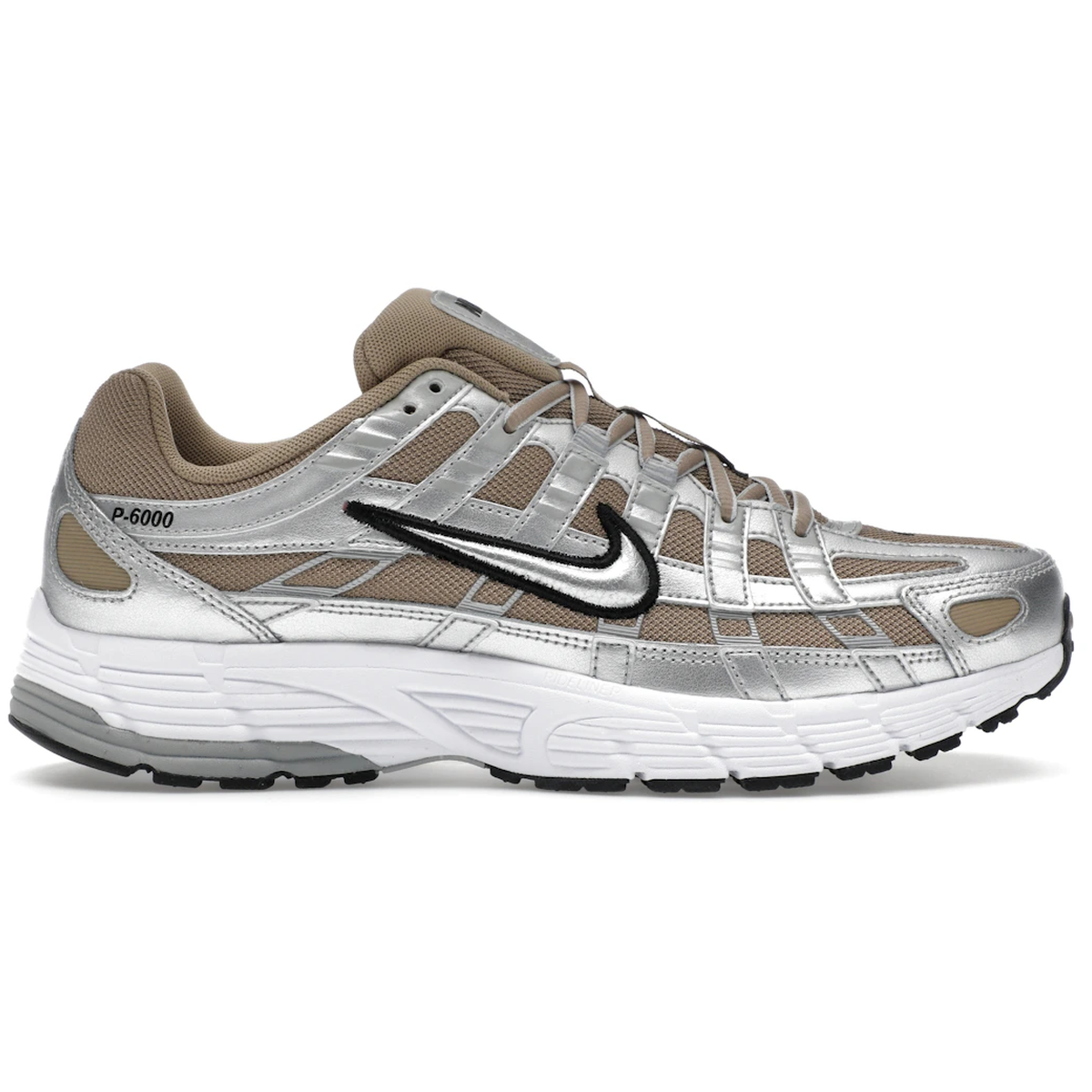 Nike P-6000 Khaki Metallic Silver