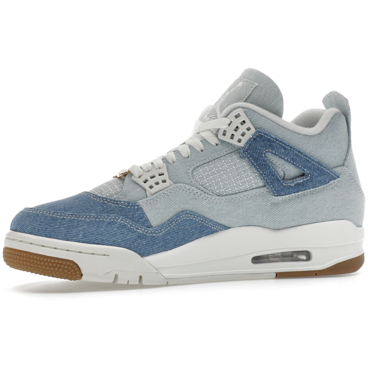 Miniatyrbild av Air Jordan 4 Retro TEX Denim Worn Blue 3