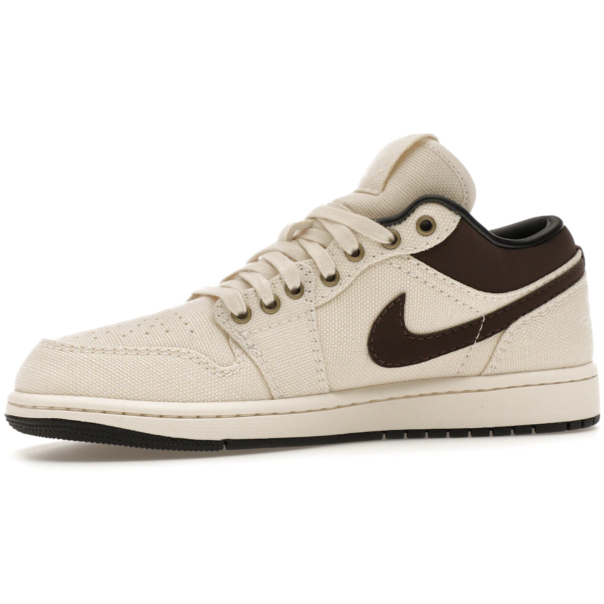 Miniatyrbild av Air Jordan 1 Low Premium Pale Ivory Off Noir Baroque Brown 3