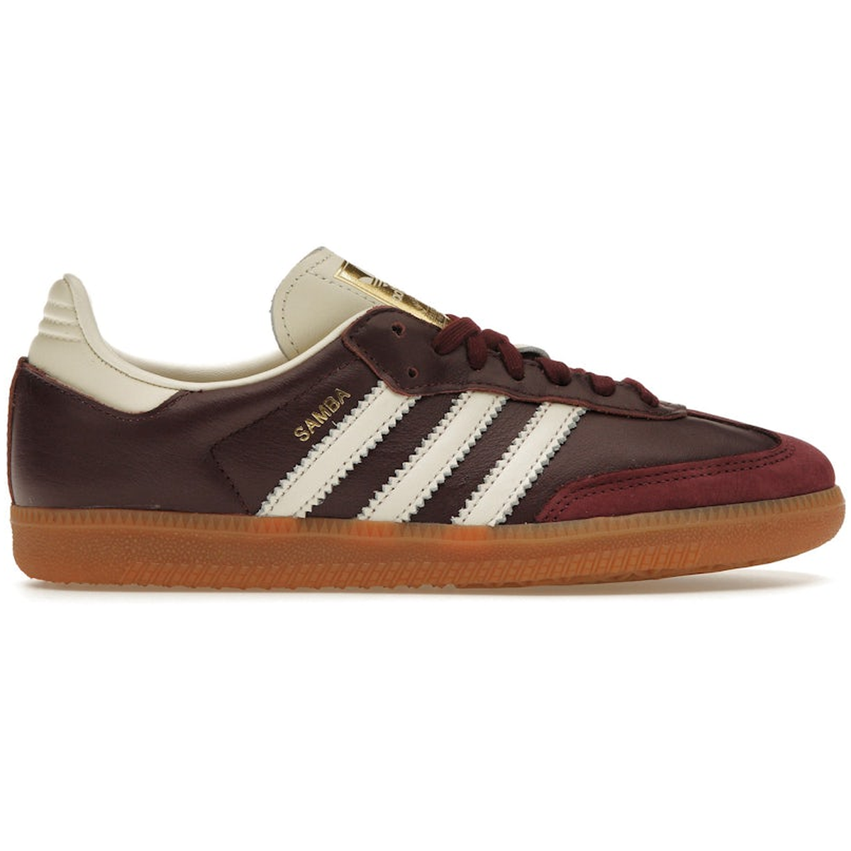 Adidas Samba Maroon Metallic Gold