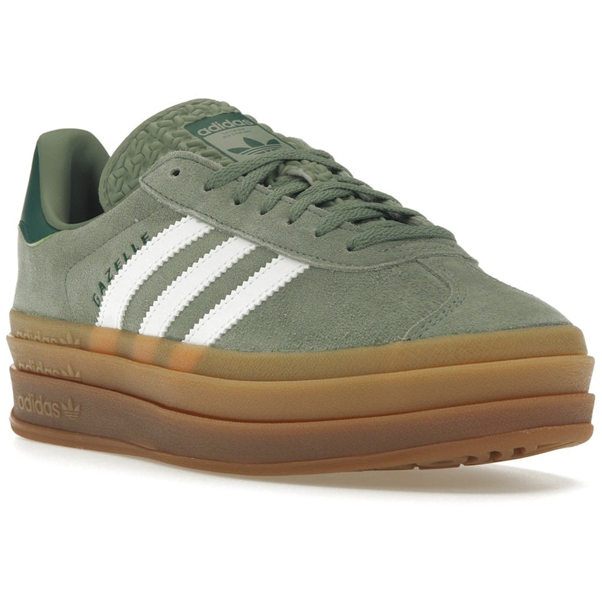 Miniatyrbild av Adidas Gazelle Bold Silver Green Gum 2