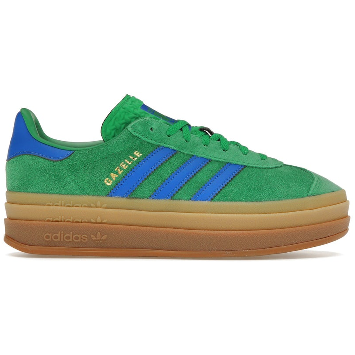 Adidas Gazelle Bold Green Blue Gum