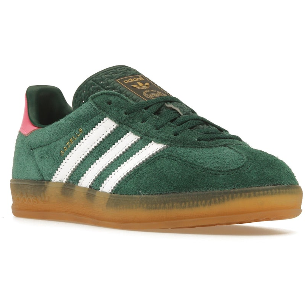 Miniatyrbild av Adidas Gazelle Indoor Collegiate Green Lucid Pink 2