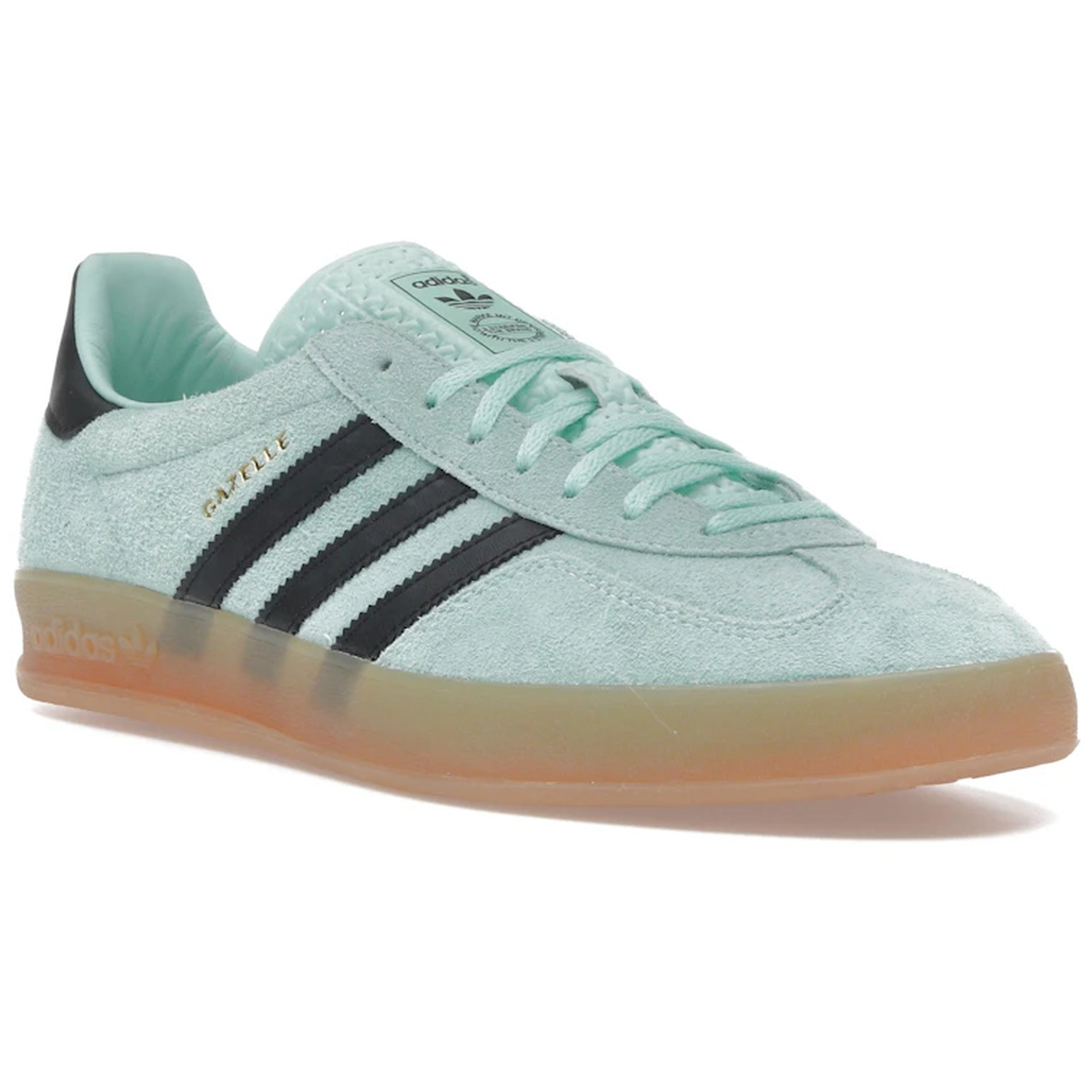 Miniatyrbild av adidas Gazelle Indoor Clear Mint Black Gum 2