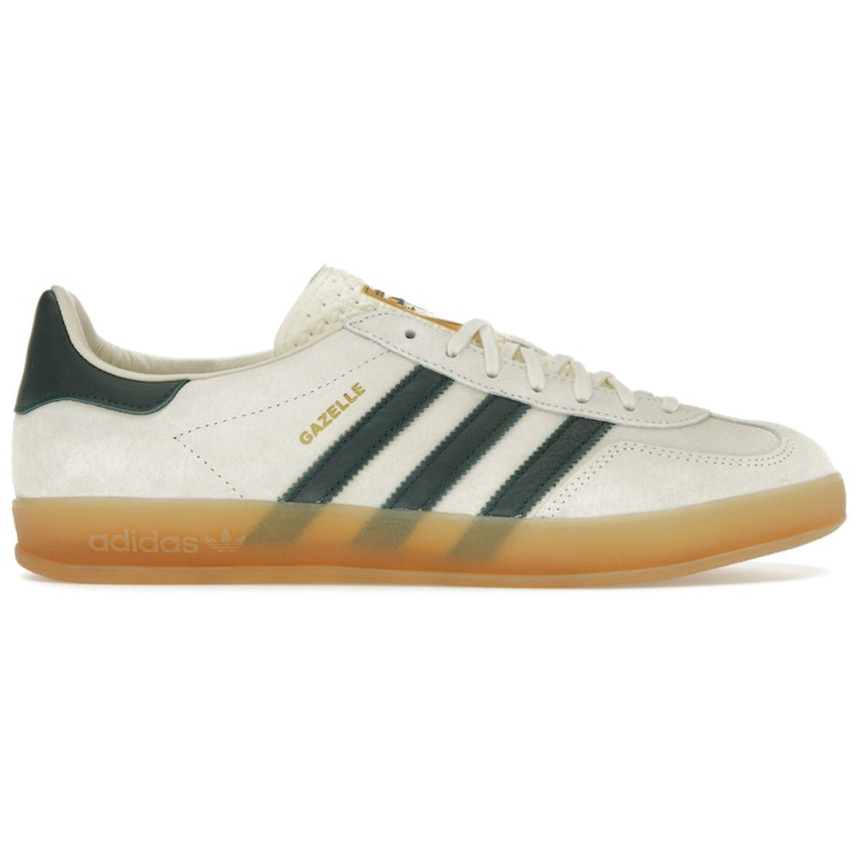 Adidas Gazelle Indoor Cream White Collegiate Green Gum