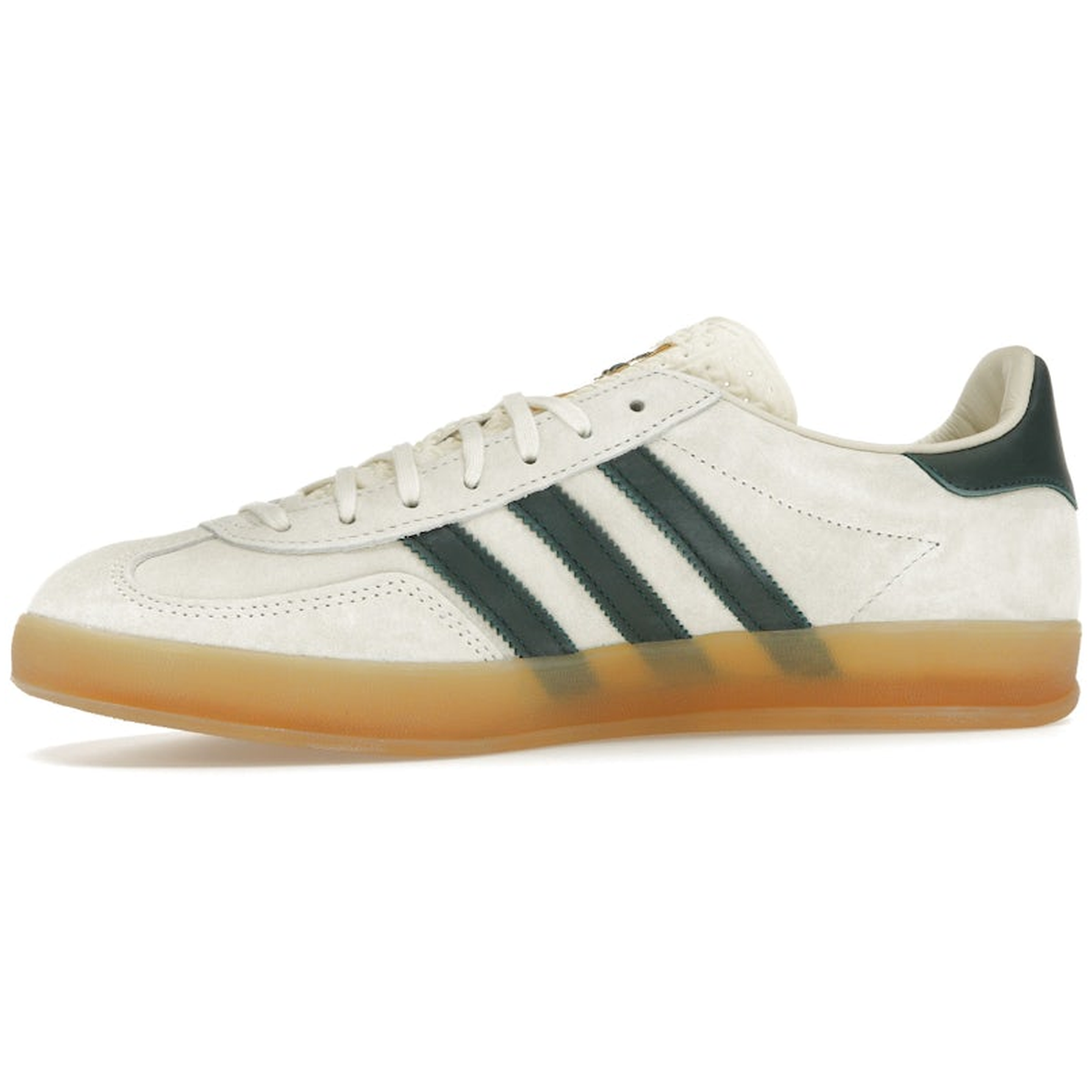 Miniatyrbild av Adidas Gazelle Indoor Cream White Collegiate Green Gum 3